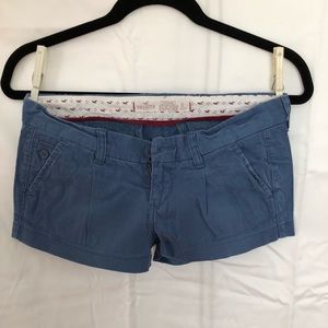 blue shorts